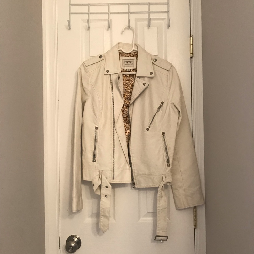 Faux Leather Jacket